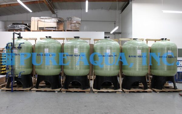 Activated Carbon Filtration Equipment 6 x 63 GPM - Saudi Arabia