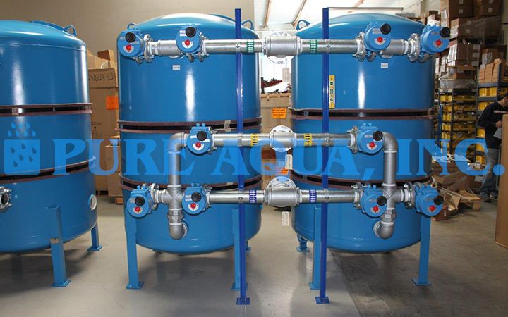 Commercial Media Water Filter System 300,000 GPD - Kuwait - Image 2
