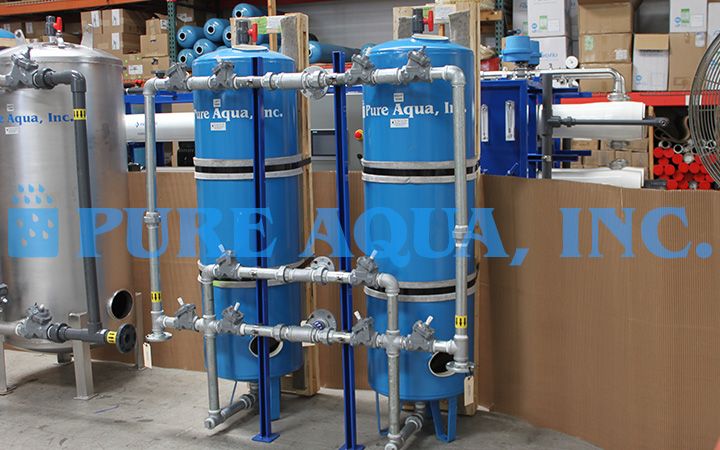 Duplex Carbon Steel Media Filter 35 GPM - Kuwait - Image 2