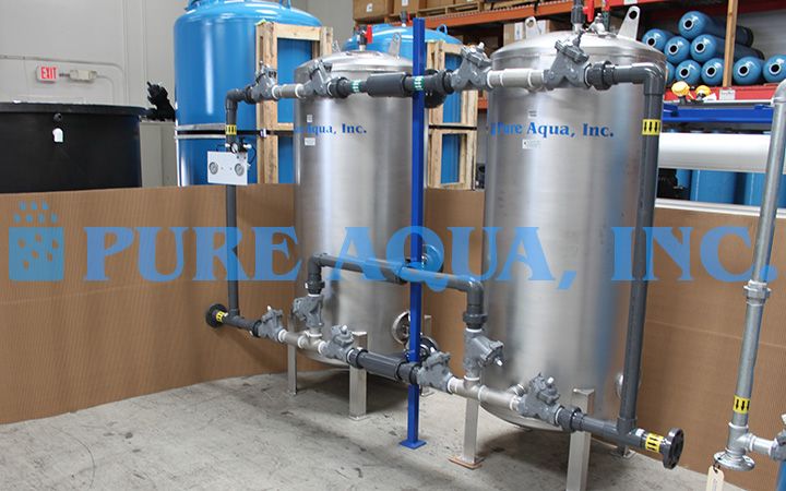 Duplex Stainless Steel Media Filter for Potable Water 98 GPM - Kuwait - Image 2