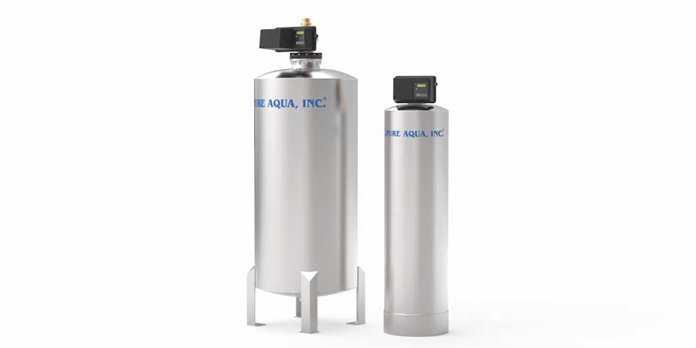 Commercial Stainless Tank Water Media Filter MF-450 with Fleck Valve - Image 4