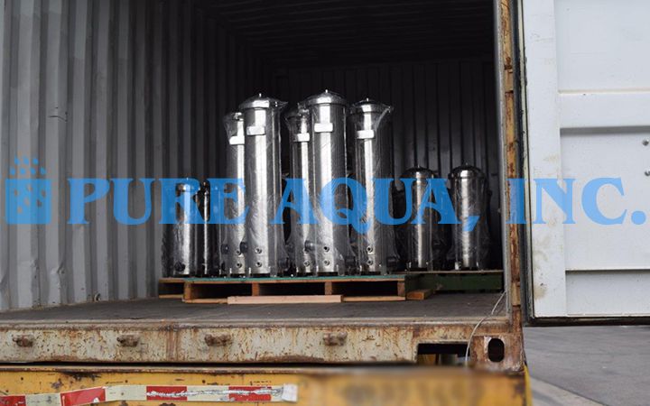 RO Stainless Steel Cartridge Filter Housing 10 x 72,000 and 10 x 60,000 GPD - Kuwait - Image 4