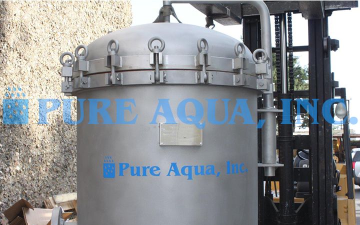 Stainless Steel Cartridge Filter Housing 2,000,000 GPD - Saudi Arabia - Image 2