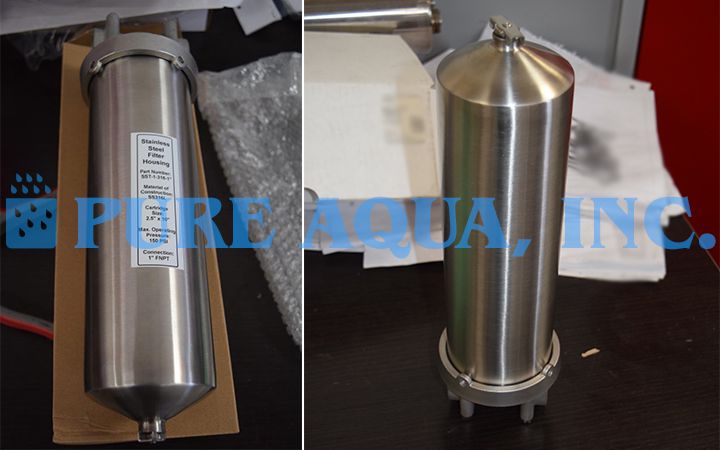 Stainless Steel Cartridge Filter Housing with UV 53 x 7,200 GPD ??Saudi Arabia