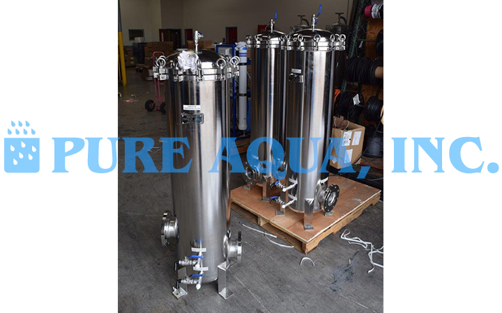 Stainless Steel Multi Cartridge Filter Housing 4 x 350,000, 3 x 260,000 and 3 x 115,200 GPD - Kuwait - Image 4