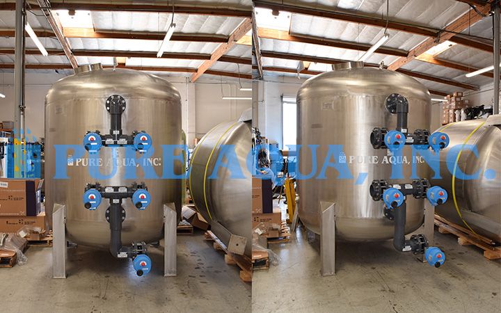 Stainless Steel Multi Media Filters with Auto Backwash 2 x 330 GPM - Abu Dhabi - Image 2